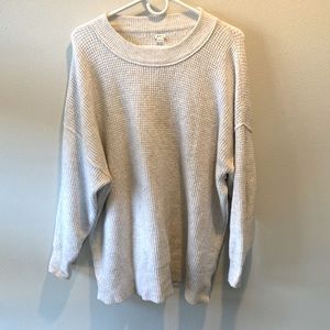 Aerie size small cream colored oversized sweatshirt